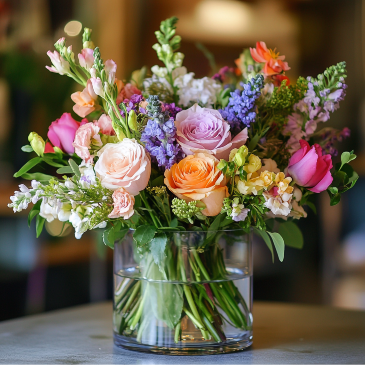 Vibrant Meadow Flower Arrangement  in Coconut Grove, FL | Luxury Flowers