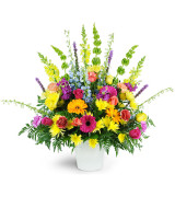 Vibrant Memories - 671 Sympathy Arrangement 