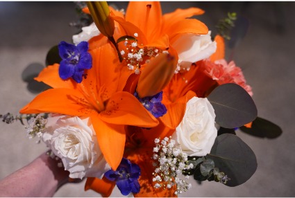 Vibrant & Punchy  Prom Bouquet