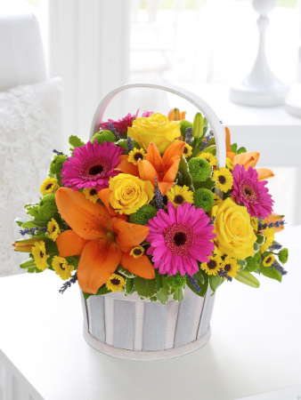 Vibrant Spring Basket Spring