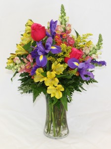 Vibrant Spring Vase Arrangement