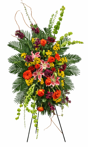 Vibrant Standing Easel Standing Spray