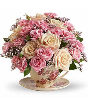 Victorian Teacup Bouquet 