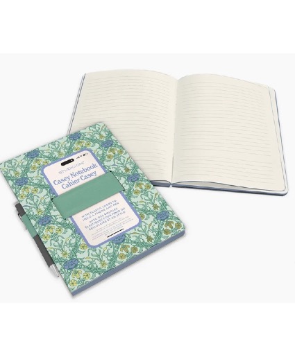 Victoriana Casey Notebook with Phone Loop Studio Oh!