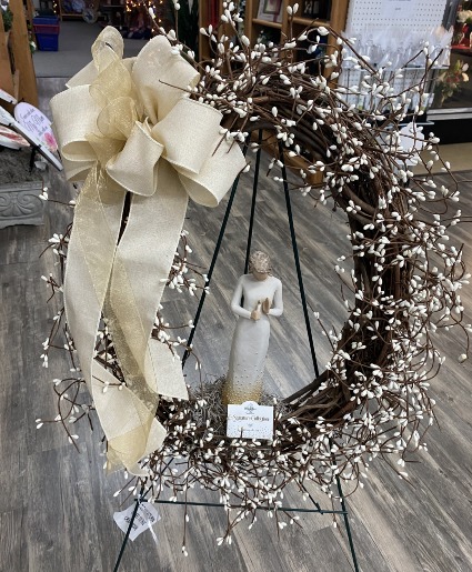 Vigil Signature Collection Willow Tree wreath   Silk Arrangement 