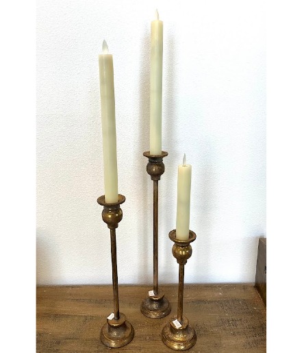 Viictorian Candle Holders metal