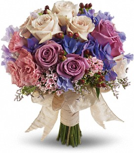 Vintage Blues Bridal Bouquet  