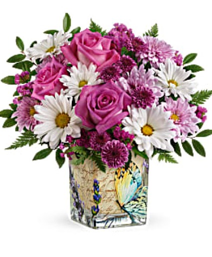 Vintage Butterfly Arrangement