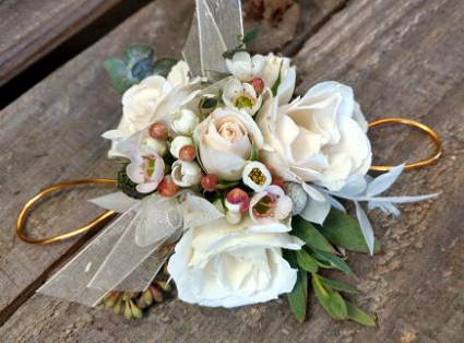 Vintage Rose Wrist Corsage Prom
