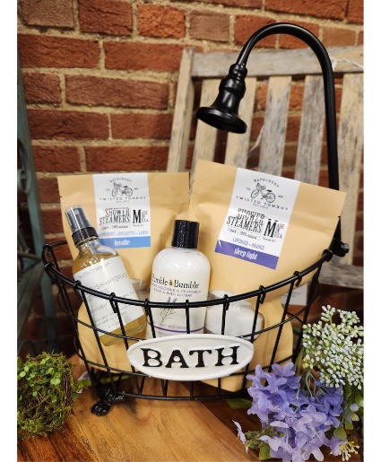 Vintage Tub Body Product Gift Basket
