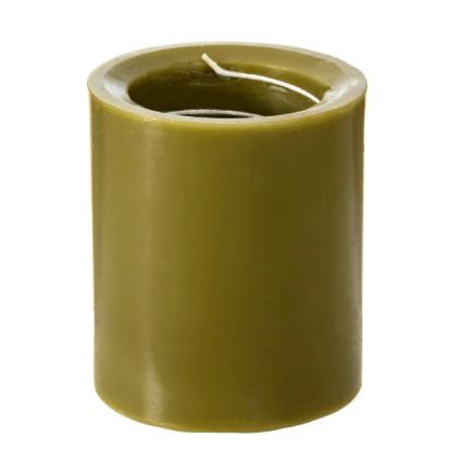 Vintage Wood Spiral Candle