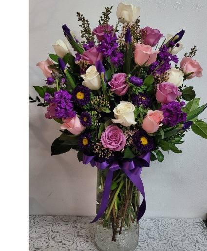 Violet vase Any occasion 