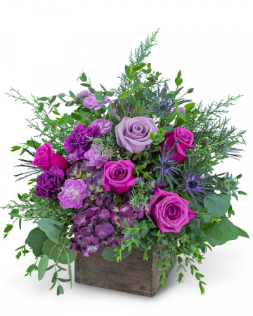 Violet Enchantment Flower Arrangement