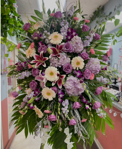 Violet Memories Standing Spray