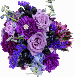 Violet Reverie Hand Bouquet