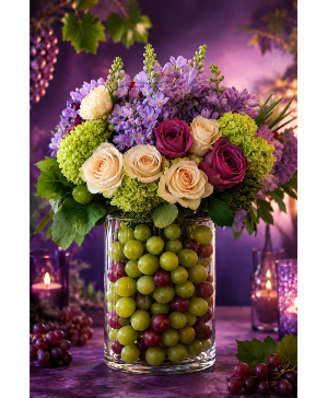 Violet Vineyard Glow Call Us for Faster Service & Daily Specials: (915) 303-8500 Text Us to Order Anytime: (915) 505-3708 Your trusted source for Flowers & Delivery in El Paso TX
