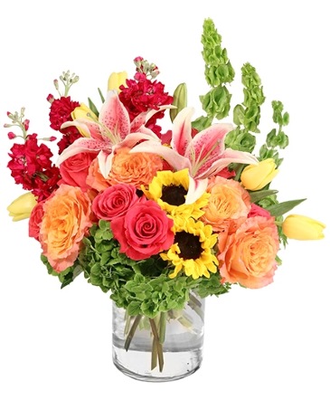 Vivid Daydream Vase Arrangement  in Albany, NY | Ambiance Florals & Events