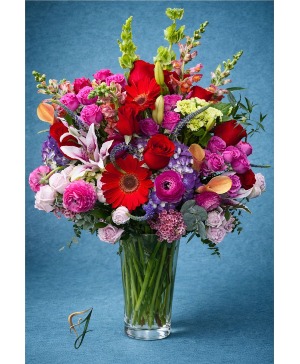 Vivid Garden Symphony assorted flowers