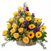 Vivid Memories  Basket Arrangement