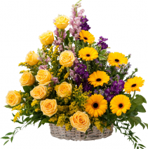 Vivid Memories Basket Tribute 