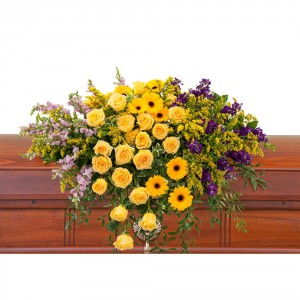 Vivid Memories Casket Spray 