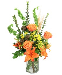 Vivid Sunset Floral Design 