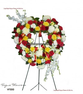 Vogue's Heart of Hope Funeral Hearts