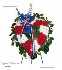 Vogue's Heart of Reverence Funeral Hearts