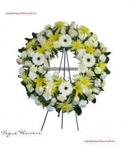 Vogue''s Nostalgic Wreath Funeral Wreaths