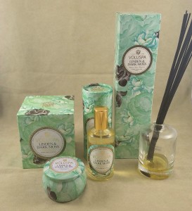 Voluspa Linden & Dark Moss Products 