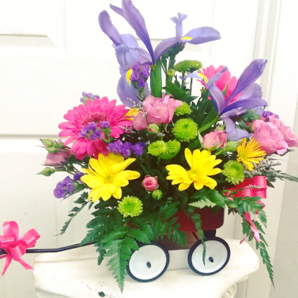 Wagon of Wonderful  Everyday Arrangement 