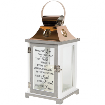 "Walk Beside Us" Memorial  Lantern