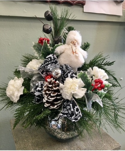 WARM AND COZY VASED ARRANGEMENT