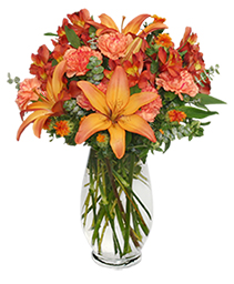 WARM CINNAMON SPICE Floral Arrangement