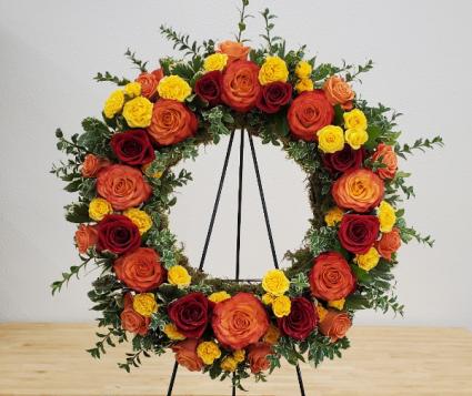 Warm Days Open Wreath