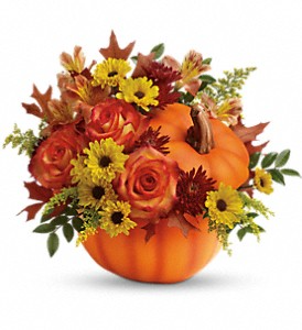 Warm Fall Wishes Bouquet               T13H110A  fresh keepsake arrangement 
