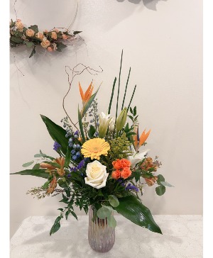 Warm Morning Arrangement (Container sold out, sub container)