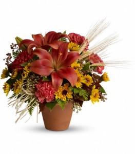 Warm Welcome Fall Arrangement