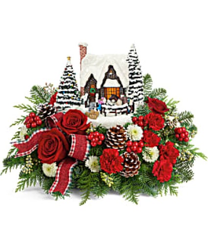 WARM WNTER WISHES CHRISTMAS ARRANGEMENT