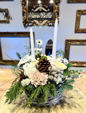 Warm & Woody Basket Arrangement