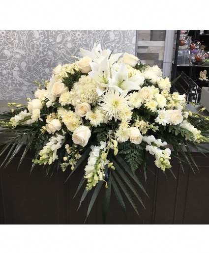 Warmest Memories  Casket Spray 