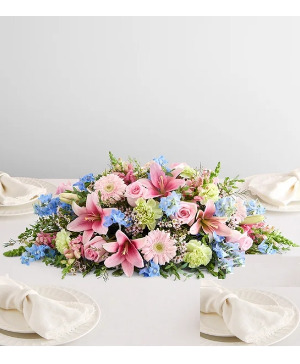 Watercolor Skies Delphinium  Centerpiece 