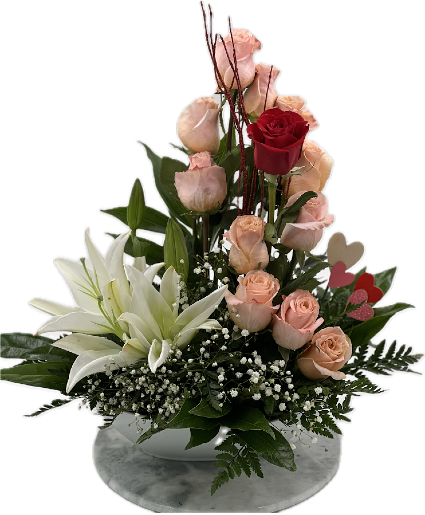 Waterfall of Roses Rose Arrangement