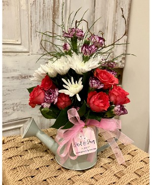 Watering Can Arrangement Mother's Day