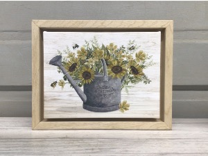 Watering Can Sunflower Art 