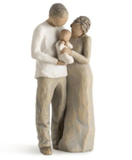 We Are Three Figure by Willow Tree 