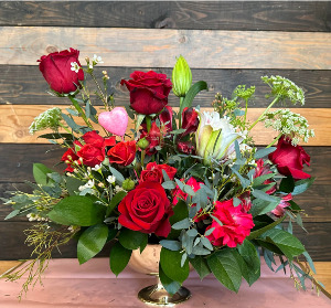We Found love fresh flower arrangement