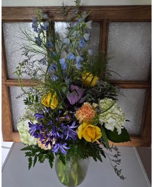 We love you Personalized Floral Design by Ann