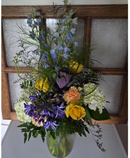 We love you Personalized Floral Design by Ann