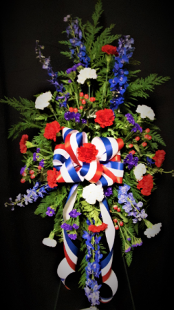  We salute you easel arrangement